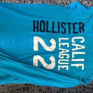 Hollister Teal Crew Neck Tee